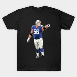 Quenton Nelson #56 In Action T-Shirt